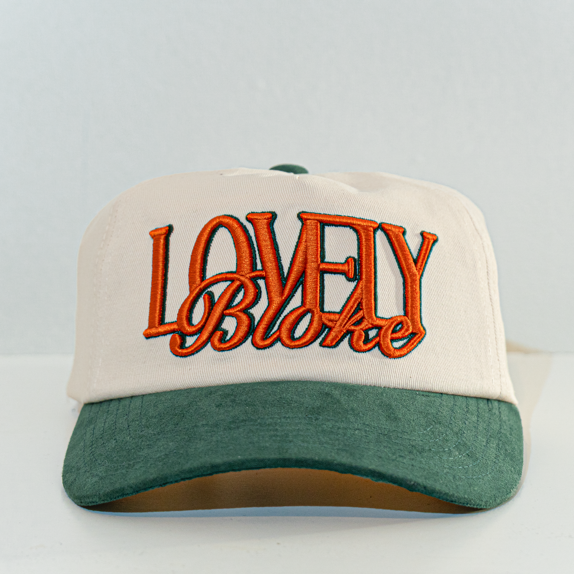 Green Embroidered Dad Cap | Lovely Bloke London