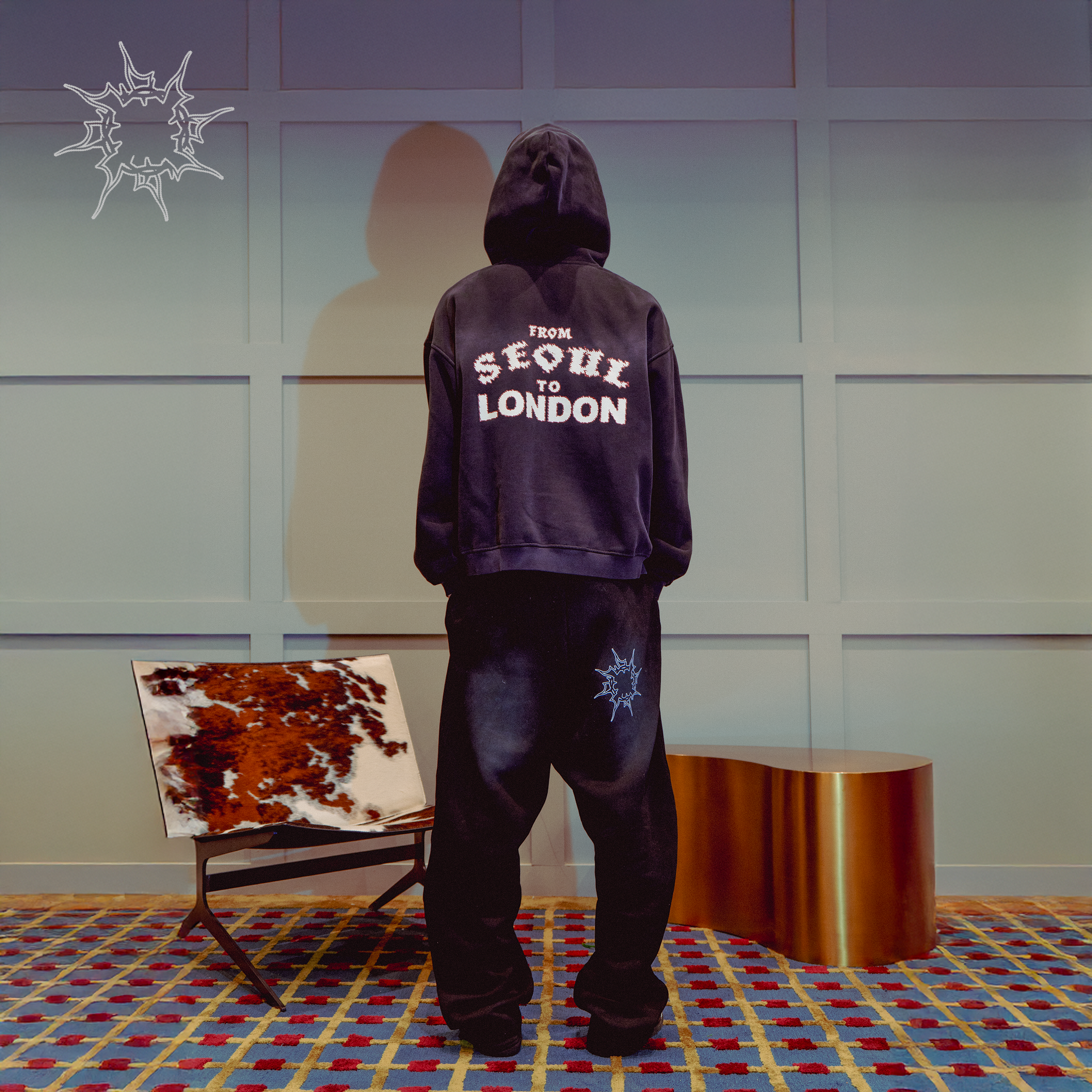 Sunfaded Curved Blade Fleece Sweatpants | Lovely Bloke London